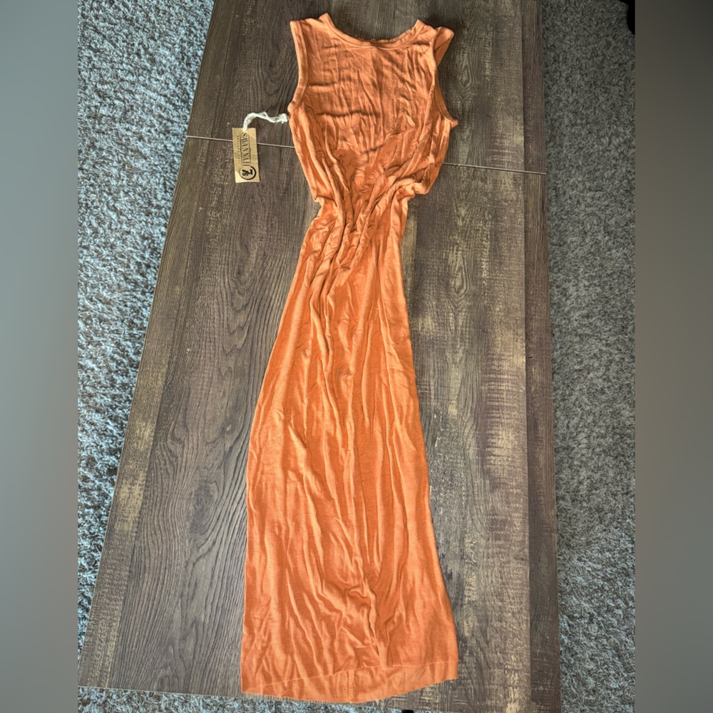 Hey You Orange Dress
